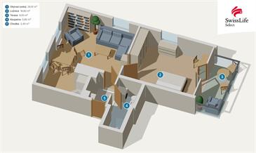 Prodej bytu 2+kk 54 m2 Dykova, Mariánské Lázně