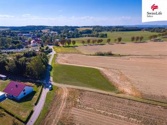 Prodej stavebního pozemku 1378 m2, Popelín