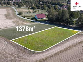 Prodej stavebního pozemku 1378 m2, Popelín