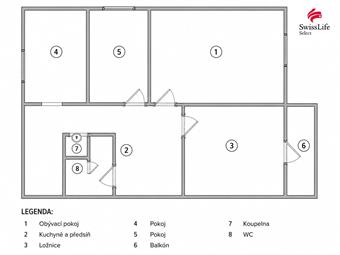 Prodej bytu 4+1 75 m2 Dřevařská, Cheb