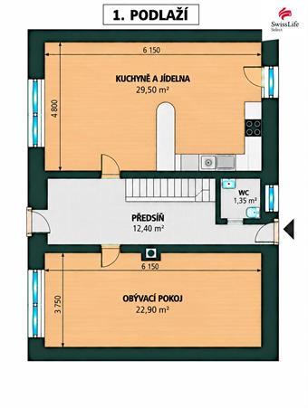 Prodej rodinného domu 186 m2 Růžová, Koloveč