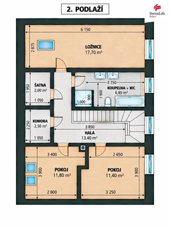 Prodej rodinného domu 186 m2 Růžová, Koloveč