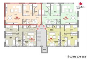 Prodej bytu 3+kk 80 m2, Polná