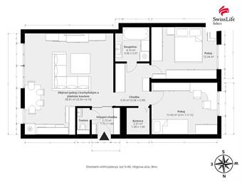 Prodej bytu 3+kk 70 m2 Högrova, Brno