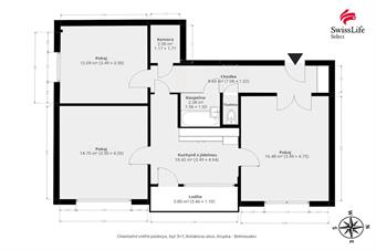 Prodej bytu 3+1 67 m2 Kollárova, Krupka