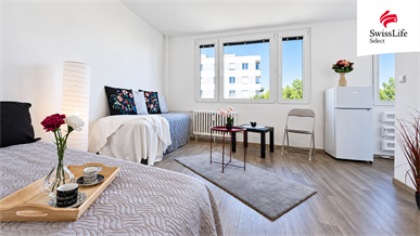Prodej bytu 1+kk 28 m2 Sluneční, Pardubice