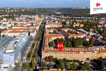 Prodej bytu 3+1 72 m2 Rooseveltova, Praha