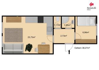 Pronájem bytu 2+kk 39 m2 Holandská, Praha