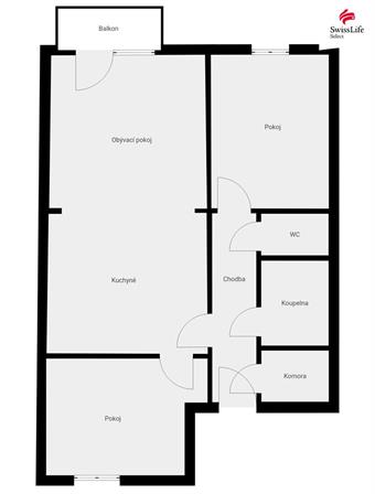 Prodej bytu 3+kk 66 m2 Vestecká, Nehvizdy